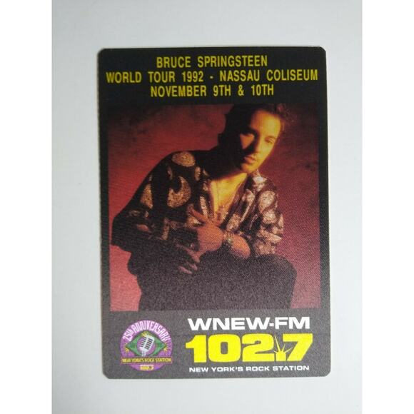 Bruce Springsteen Human Touch Backstage Pass Original 1992 Tour Rock Hot Photo - Picture 4 of 4